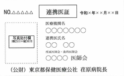 連携医証　イメージ図